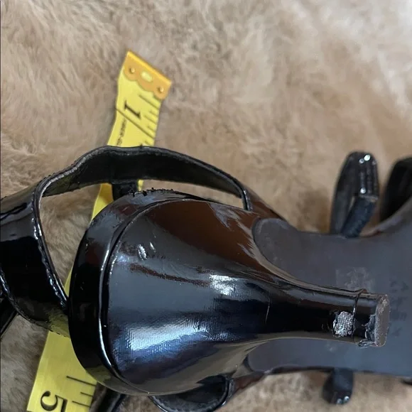 Vintage Vibe Boudoir Glam Black Sparkly Costume Heels – 8.5 Kitten Heel, 2.5” - Picture 13 of 13